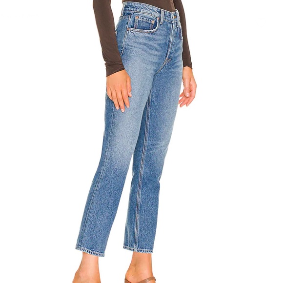 GRLFRND Karolina High Rise Straight Crop in Long Island 28 - Picture 3 of 10